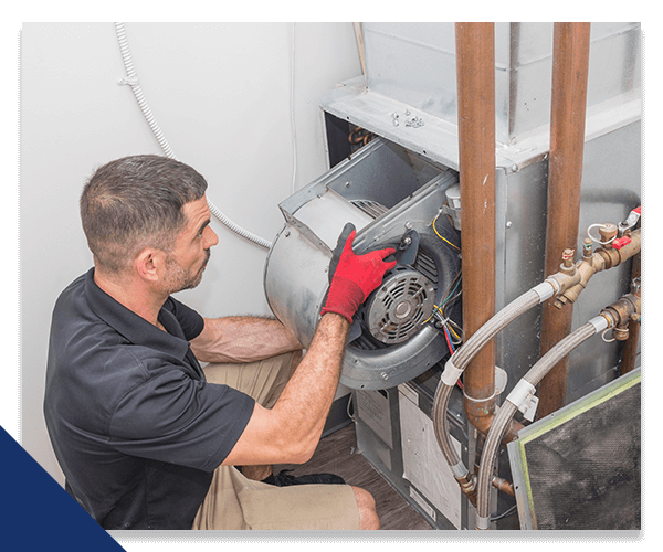 technician working on hvac system